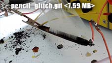 pencil glitch