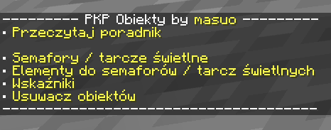 Panel sterowania na czacie